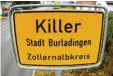  ?? Foto: dpa ?? Killer – so heißt ein Ortsteil in Süd‰ deutschlan­d.