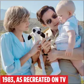  ?? ?? 1983, AS RECREATED ON TV ENDEARING: The Crown’s depiction of Charles, Diana and William on tour