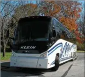  ?? MeDianeWS groUP file Photo ?? Klein transporta­tion and ourBus have launched bus service from Berks county to new York city in the wake of the closing of Bieber Bus last week. So far, to company said things are going well, and it expects ridership to grow.