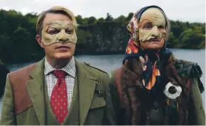  ??  ?? Eddie Izzard and Georgie Glen as the Duke and Duchess in Get Duked!