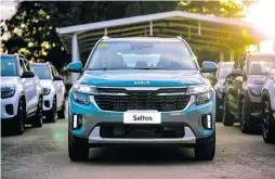  ?? ?? n The new Kia Seltos SX features a more prominent grille design and updated front and rear bumpers.