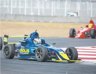  ?? / CORTESÍA / SÚPER COPA ?? SolÍs busca ser el campeón de la F1800