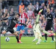  ??  ?? SHOT DOWN: Isco’s goal pegged back Atletico