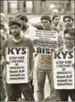 ?? BURHAAN KINU/HT PHOTO ?? A protest against mob lynchings, New Delhi, June 22