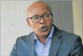  ?? Picture: VELI NHLAPO ?? NO CAUSE FOR CONCERN: Everything is above board with my new company, Mzwanele Manyi says