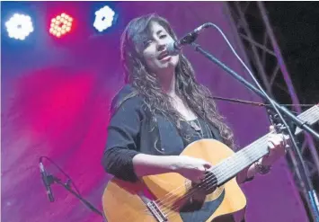  ?? BOB TYMCZYSZYN/POSTMEDIA NEWS ?? Nominees were released Tuesday night for the 10th annual Niagara Music Awards, including Katey Gatta — seen here performing at the 2014 awards — for Female Vocalist of the Year. The show takes place at the Greg Frewin Theatre in Niagara Falls, Sept. 24.