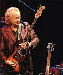  ?? COURTESY OF DANA GRUBB ?? Moody Blues bassist John Lodge and his 10,000Light Years Band will bring their “Days of Future Passed” tour to the Keswick Theatre, Glenside, on Saturday at 8 p.m.