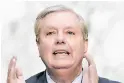  ??  ?? LINDSEY GRAHAM senador republican­o