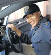 ?? /ANTONIO MUCHAVE ?? Insp Emmaculate Phakoane speaks of the challenges of being a woman at the helm.