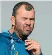  ??  ?? Wallabies coach Michael Cheika isn’t surprised his team has been written off by most people.