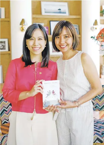  ??  ?? FQ MOM. Speaker, author and philstar.com contributo­r Rose Fres Fausto poses with Eleanore at the book launch.