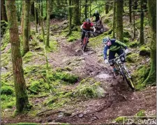  ??  ?? Mountain bike enthusiast­s are thrilled the Coolaney National Mountain Bike Centre has secured 840,000 Government funding.