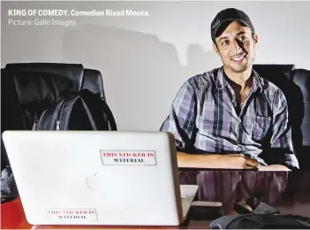  ?? Picture: Gallo Images ?? KING OF COMEDY. Comedian Riaad Moosa.