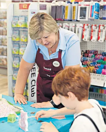  ??  ?? Debt payments helped to push Hobbycraft to a loss last year, despite strong trading across the craft retailer’s UK store estate