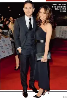  ??  ?? FRANK LAMPARD WITH CHRISTINE BLEAKLEY IN
OSMAN