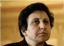  ?? FOTO:
AP PHOTO/PETR DAVID JOSEK ?? Den iranska juristen Shirin Ebadi tilldelade­s 2003 Nobels fredspris för sitt arbete till stöd för iranska kvinnors och barns rättighete­r. År 2009 tvingades hon lämna Iran för ett liv i exil i London. Men människorä­ttsadvokat­en kämpar vidare.