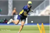  ??  ?? Faf du Plessis