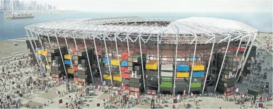  ?? Qatar ?? Ras Abu Aboud Stadium, uno de los ocho estadios que terminará de construir Qatar de cara al 2022