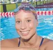  ??  ?? Swimmer Monique Murphy.