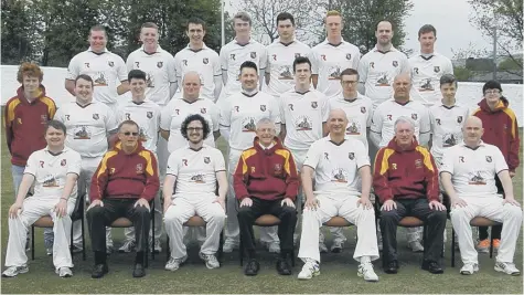  ??  ?? Illingwort­h CC’s 2015 squad for their Airedale and Wharfedale League campaign