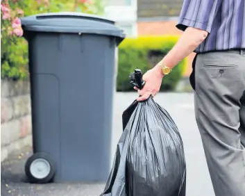  ??  ?? Bin day
West Lothian Council is proposing increasing collection­s to seven days