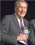  ?? MICHAEL CHOW/THE REPUBLIC ?? Charlie Rose received an award from ASU in 2015.