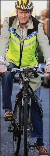  ??  ?? ‘Scared’: Jeremy Vine on his bike