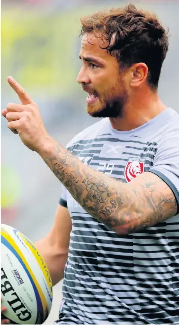  ??  ?? Danny Cipriani at Gloucester’s pre-season victory over Ulster last weekend