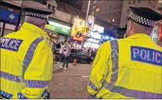  ??  ?? Police will be patrolling the city to keep an eye on revellers