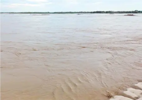  ?? ?? Las aguas del río Pilcomayo ingresan en forma fluida al Chaco paraguayo y riegan el estero Patiño, ubicado en el Parque Nacional Tinfunqué de la zona de General Díaz.