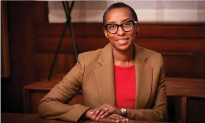  ?? Photograph: Stephanie Mitchell/Harvard University/AFP/Getty Images ?? On 15 December, Claudine Gay became the first African American to serve as president of Harvard University.