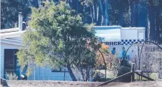  ?? Picture: THE SUNDAY TIMES ?? Police attend a property on Osmington Rd in Osmington, in the southwest of Western Australia, where seven people were found dead.