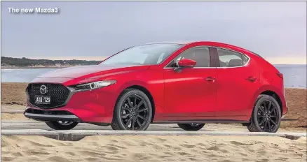  ??  ?? The new Mazda3