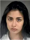  ??  ?? Anastassia Saavedra Urzua was arrested on suspicion of stealing thousands of dollars worth of merchandis­e from a Victoria’s Secret store in Los Angeles and convicted of shopliftin­g offences in Melbourne.