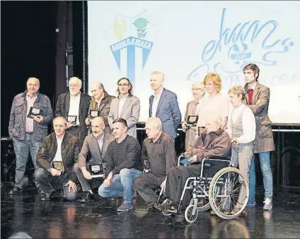  ?? FOTO: FELIPE VALDUEZA ?? Centenario a punto El Padura presentó los actos para celebrar sus cien años de vida y Aitor Elizegi fue uno de los que no faltó