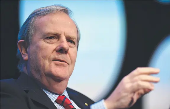  ?? ?? Former Treasurer and chairman of the Future Fund, Peter Costello. AAP Image