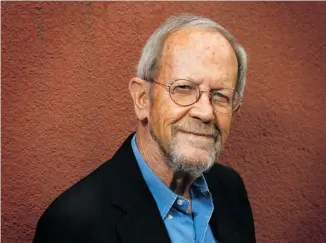  ?? VINCE BUCCI/THE ASSOCIATED PRESS ?? Prolific novelist Elmore Leonard advised young writers, ‘Try to leave out the parts that people skip.’