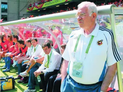 ?? EFE ?? Luis Aragonés, en el partido ante Arabia Saudita en el Mundial de Alemania