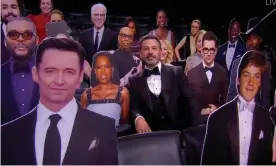  ?? Photograph: ABC/AFP/Getty ?? Uncharted waters … Jimmy Kimmel hosted the 72nd annual Emmy awards over Zoom.