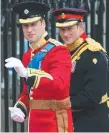  ??  ?? Prince William and Prince Harry