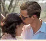  ??  ?? The tender Prince A kiss for the young Queen from Prince Philip played by Matt Smith