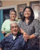  ?? PROVIDED ?? Monoclonal antibodies helped Guadalupe Ramirez, back left, shown with her partner, Diane Muniz, and her father, Celedonio.
