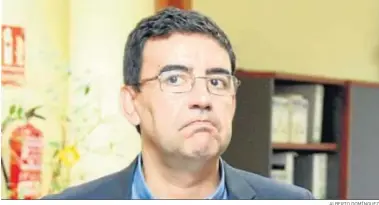  ?? ALBERTO DOMÍNGUEZ ?? Mario Jiménez, portavoz socialista.