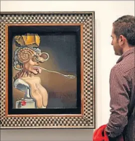  ?? EMILIA GUTIÉRREZ ?? Retrat de Picasso, un dels Dalí de la mostra del Reina Sofia