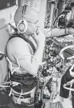  ?? NASA ?? NASA astronaut Scott Kelly undergoes ultrasound measuremen­ts during an experiment.