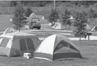  ?? ALBRECHT/COLUMBUS DISPATCH ERIC ?? Camping will be allowed overnight on Sept. 18 during Scioto Fest.