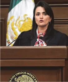  ?? ARCHIVO ALEJANDRO AGUILAR ?? Ministra Margarita Ríos Farjat