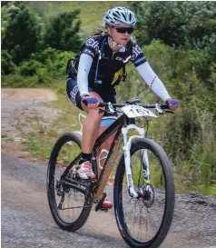  ?? Photo: Christophe­r Scott ?? Gemma Meaton during the Trans Elands 2 Day MTB Stage Race.