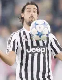  ??  ?? Sami Khedira, 28 anni