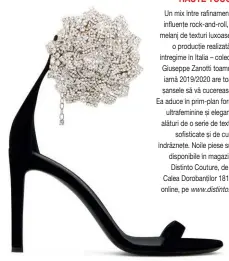  ??  ?? Sandale Giuseppe Zanotti, Distinto Couture